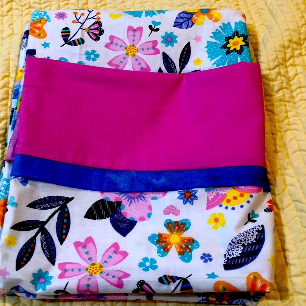 Newly made pillow case